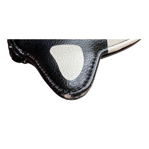 LUV BETSEY By Betsey Johnson Black and White Cat Purse/Wristlet - Picture 7 of 15